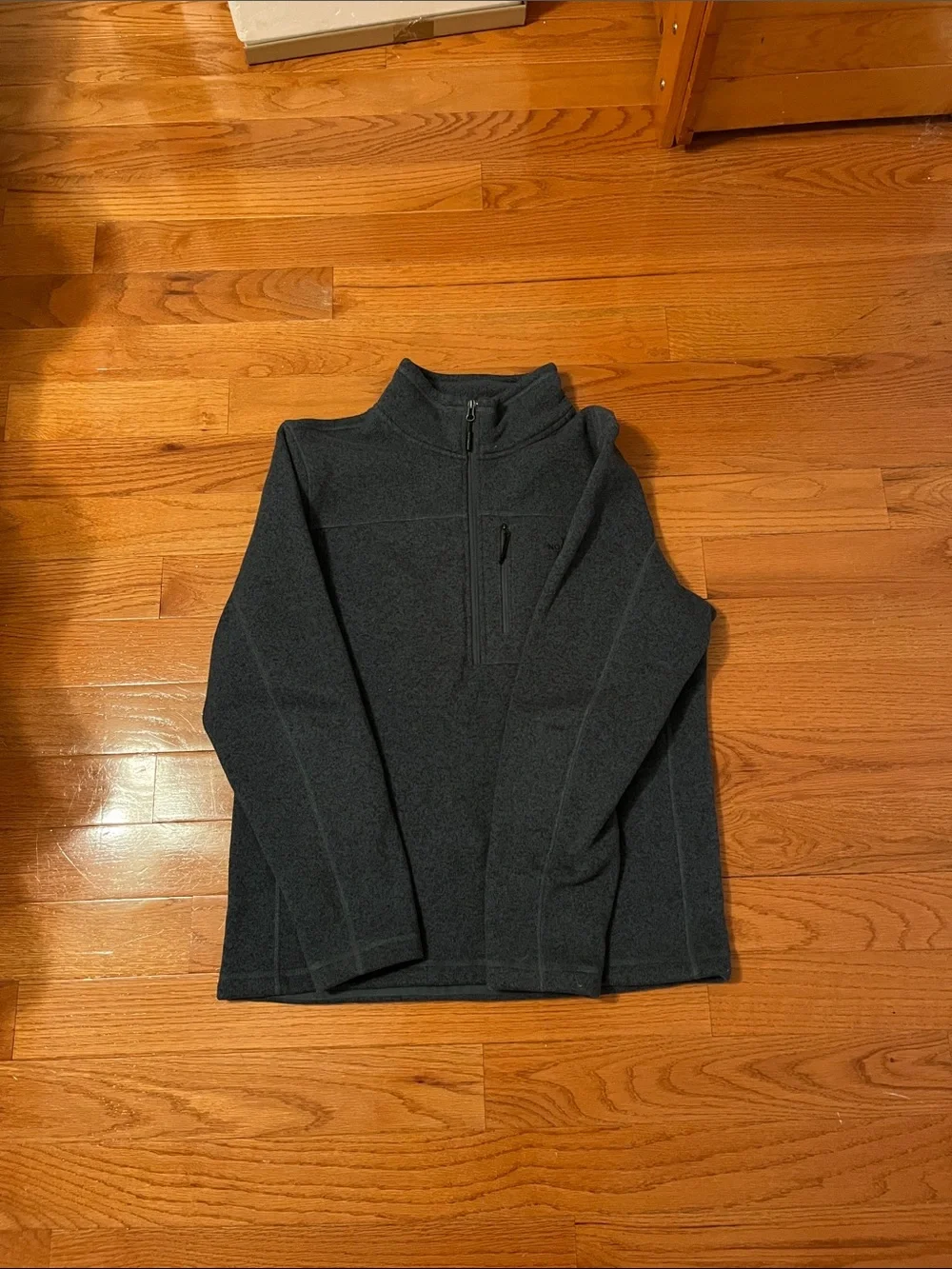The North Face Men's Blue Half-Zip Fleece Pullover